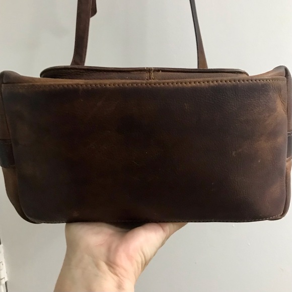 Fossil Y2K Leather Drawstring Bucket Crossbody Bag - Picture 9 of 12